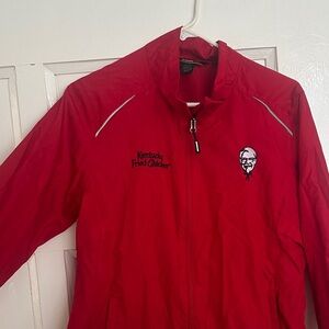 Red Windbreaker Jacket